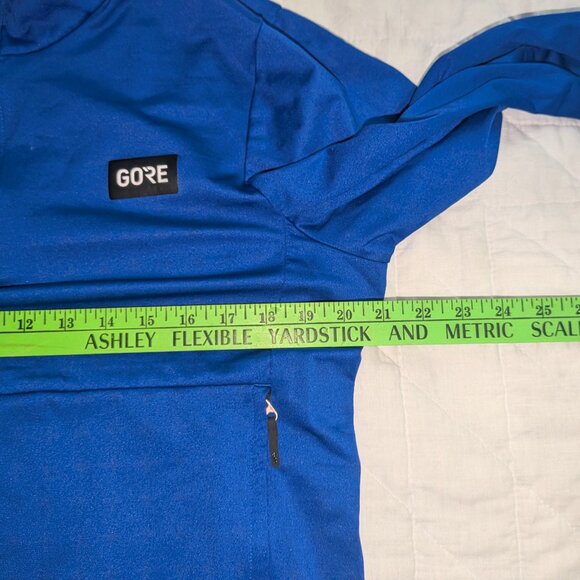 Gorewear Everyday Thermo 1/4 Zip Long Sleeve Size M Men EUC Blue - Picture 3 of 7